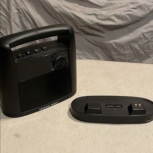 Sharper Image Wireless TV Speaker/Radio with Docking Station